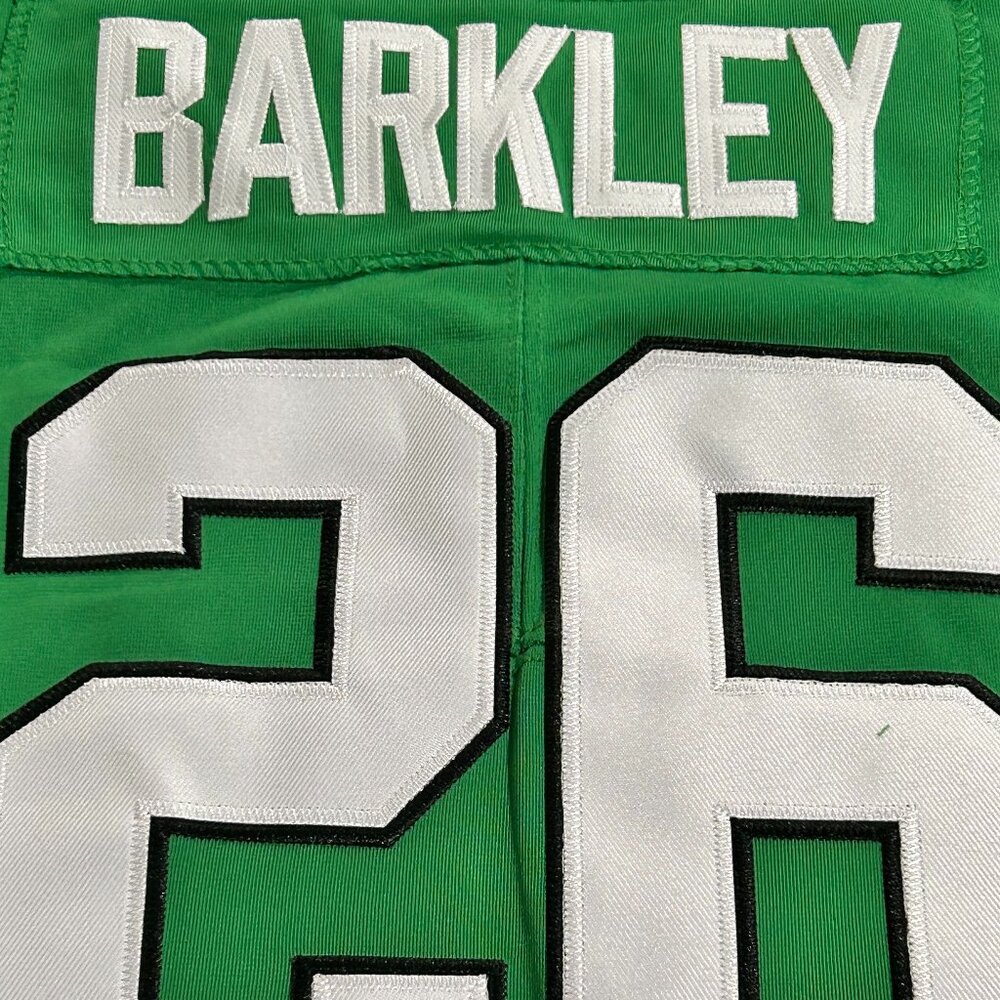 Youth Throwback Philadelphia Eagles Jersey Saquon Barkley #26 Kelly Green
